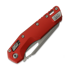 Microtech MSI S/E sulankstomas peilis, Red Fluted Aluminum, Apocalyptic 210-10APFLRD