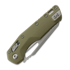 Microtech MSI Stonewashed kääntöveitsi, Standard, Fluted G-10 od green 210-10FLGTOD