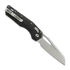 Microtech MSI Stonewashed sulankstomas peilis, Standard, Tri-Grip handle, black 210T-10PMBK