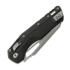 Microtech MSI Stonewashed sulankstomas peilis, Standard, Tri-Grip handle, black 210T-10PMBK