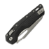 Coltello pieghevole Microtech MSI Stonewashed, Standard, Tri-Grip handle, black 210T-10PMBK