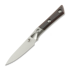 Kuchyňský nůž Microtech Pairing Knife 3,5" Bolstered - Stonewash - Black Cherry G10 3500B-10BC