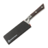 Chef&acute;s knife Microtech Santoku 4,2" Bolstered - Stonewash - Black Cherry G10 3300B-10BC