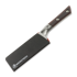 Chef´s knife Microtech Santoku 4,2" Bolstered - Stonewash - Black Cherry G10 3300B-10BC