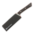Kuchyňský nůž Microtech Santoku 4,2" - Stonewash - Black Cherry G10 3300-10BC