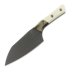 Kuchyňský nůž Microtech Santoku 6" Bolstered - DLC - Ivory G10 3200B-1DLCIVS
