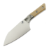 Kuchyňský nůž Microtech Santoku 6" Bolstered - Stonewash - Tan G10 3200B-10CE