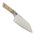 Kuchyňský nůž Microtech Santoku 6" Bolstered - Stonewash - Tan G10 3200B-10CE