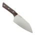 Kuchyňský nůž Microtech Santoku 6" - Stonewash - Black Cherry G10 3200-10BC
