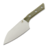 Kuchyňský nůž Microtech Santoku 6" - Stonewash - OD Green G10 3200-10OD