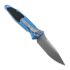 Nóż składany Microtech Socom Elite Auto S/E Apocalyptic Blue, ząbkowane ostrze 160A-11APBL