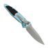 Coltello pieghevole Microtech Socom Elite Auto S/E, Stonewash, Turquoise 160A-10TQ