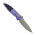 Microtech Socom Elite S/E Auto סכין מתקפלת, Purple Aluminum, Apocalyptic 160A-10APPU