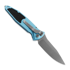 Coltello pieghevole Microtech Socom Elite S/E Auto Turquoise Apocalyptic 160A-10APTQ