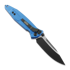 Microtech Socom Elite S/E Black Blue sulankstomas peilis 160-1BL