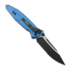Microtech Socom Elite S/E Blue sulankstomas peilis, dantytas 160-2BL