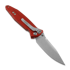 Microtech Socom Elite S/E Stonewash 折り畳みナイフ, 赤 160-10RD