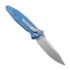 Coltello pieghevole Microtech Socom Elite S/E Stonewashed Turquoise, dentatura lama 160-11BL