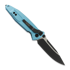Microtech Socom Elite S/E sulankstomas peilis, Turquoise Aluminum 160-1TQ