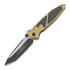 Microtech Socom Elite T/E Elmax Champagne Gold Carbon Fibre sulankstomas peilis 161-1CGCFI