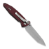 Microtech Socom Elite T/E-M Stonewash kääntöveitsi, merlot red 161-10MR