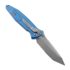 Microtech Socom Elite Tanto Apocalyptic Blue sulankstomas peilis, dantytas 161-11APBL