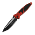 Microtech Socom Elite Tanto Black Red sulankstomas peilis, dantytas 161-2RD