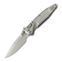 Microtech Socom Ram-Lok sulankstomas peilis, Grey Frag Titanium & Purple Accents, Stonewash 160RL-10FRSMS4