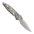 Microtech Socom Ram-Lok sulankstomas peilis, Grey Frag Titanium & Purple Accents, Stonewash 160RL-10FRSMS4