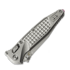 Microtech Socom Ram-Lok 折叠刀, Grey Frag Titanium & Purple Accents, Stonewash 160RL-10FRSMS4