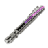 Microtech Socom Ram-Lok sulankstomas peilis, Grey Frag Titanium & Purple Accents, Stonewash 160RL-10FRSMS4