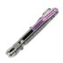 Microtech Socom Ram-Lok sulankstomas peilis, Grey Frag Titanium & Purple Accents, Stonewash 160RL-10FRSMS4