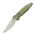 Zav&iacute;rac&iacute; nůž Microtech Socom Ram-Lok S/E Clip Point Stonewash Galactic Gold Frag, blue accents 160RL-10FRMS12