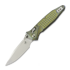 Zavírací nůž Microtech Socom Ram-Lok S/E Clip Point Stonewash Galactic Gold Frag, blue accents 160RL-10FRMS12