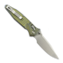 Zav&iacute;rac&iacute; nůž Microtech Socom Ram-Lok S/E Clip Point Stonewash Galactic Gold Frag, blue accents 160RL-10FRMS12