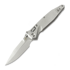 Microtech Socom Ram-Lok Spear Point Stonewash Slab Titanium folding knife, bronze accents 160RLS-10SMS2