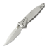 Microtech Socom Ram-Lok Spear Point Stonewash Slab Titanium kääntöveitsi, purple accents 160RLS-10SMS4