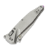 Microtech Socom Ram-Lok Spear Point Stonewash Slab Titanium folding knife, purple accents 160RLS-10SMS4