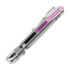 Microtech Socom Ram-Lok Spear Point Stonewash Slab Titanium folding knife, purple accents 160RLS-10SMS4