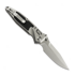 Microtech Socom Ram-Lok Spear Point Stonewash Textured Inlay sulankstomas peilis, blue accents 160RL-10SMS3