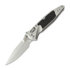 Microtech Socom Ram-Lok Spear Point Stonewash Textured Inlay folding knife, bronze accents 160RL-10SMS2