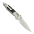 Microtech Socom Ram-Lok Spear Point Stonewash Textured Inlay kääntöveitsi, bronze accents 160RL-10SMS2
