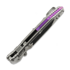 Microtech Socom Ram-Lok Spear Point Stonewash Textured Inlay sulankstomas peilis, purple accents 160RL-10SMS4