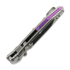 Microtech Socom Ram-Lok Spear Point Stonewash Textured Inlay kääntöveitsi, purple accents 160RL-10SMS4