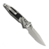 Microtech Socom Ram-Lok Stonewash Textured Inlay Blue Accents kääntöveitsi, combo terä 160RL-11SMS3