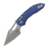 Microtech - Stitch Apocalyptic Antique Blue Frag Titanium, blue accents