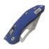Microtech Stitch Apocalyptic Antique Blue Slab Titanium sulankstomas peilis, blue accents 169RL-10APMS2