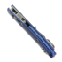 Microtech Stitch Apocalyptic Antique Blue Slab Titanium foldekniv, blue accents 169RL-10APMS2