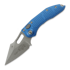 Microtech Stitch Auto S/E sulankstomas peilis, Blue Aluminum, Apocalyptic 169-10APBL