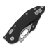 Microtech Stitch Fluted Black G10 folding knife, painted blade 169RL-1FLGTBK